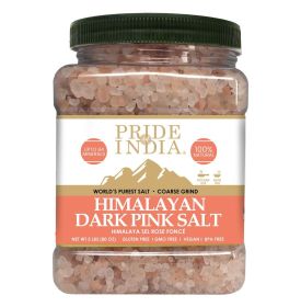 Pride Of India - Himalayan Rock Salt - 84+ Natural Mineral Enriched (Pure Himalayan Pink Salt; Coarse Grind 5 Pound Jar) Pride Of India - Himalayan Rock Salt - 84+ Natural Mineral Enriched (Pure Himalayan Pink Salt; Coarse Grind 5 Pound Jar)